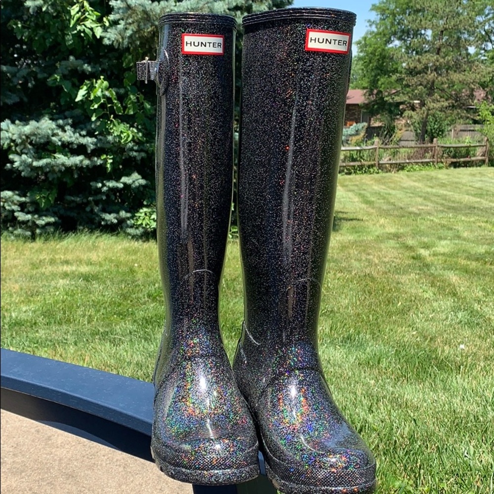 Hunter Original Waterproof Tall Starcloud Sz 9
